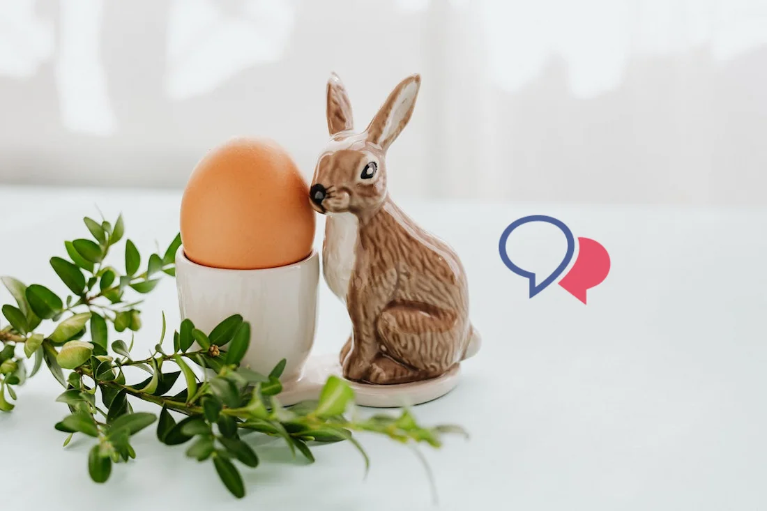 Conejo y huevo de Semana Santa en Reino Unido y Estados Unidos